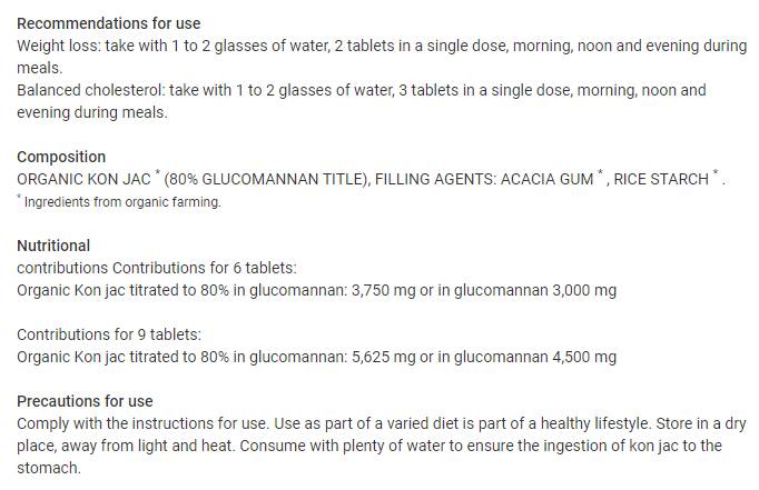 Calorie Cut - Glucomannan Konjac | Vegan Friendly - 60 de tablete
