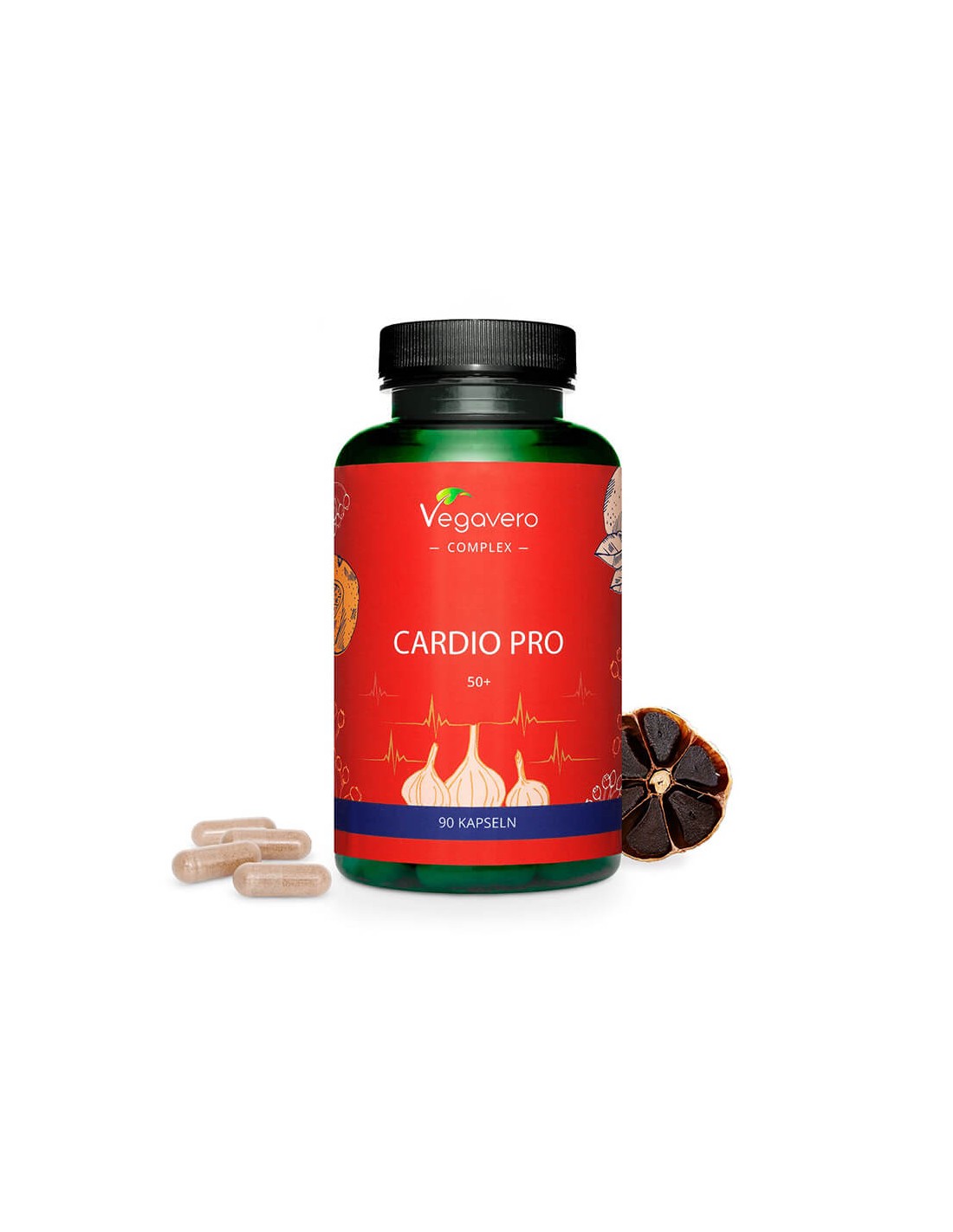 Cardio Pro 50+ - Formula pentru inimă sănătoasă, 90 de capsule Vegavero