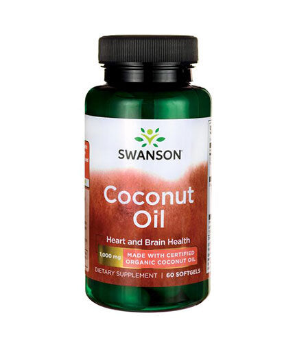 Ulei de cocos certificat organic 1000 mg - 60 capsule de gel