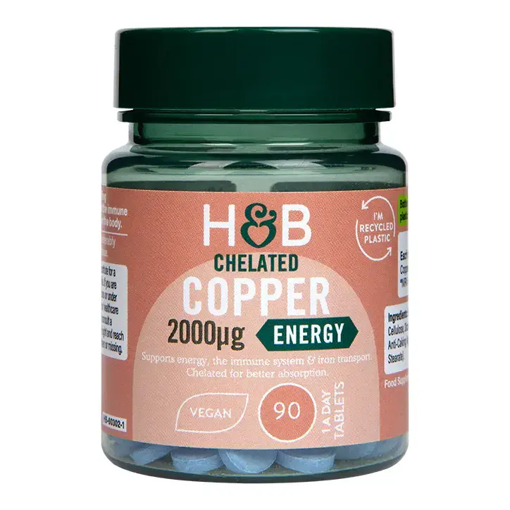 Cupru chelat 2 mg - 90 tablete