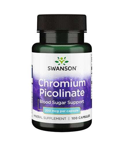 Picolinat de crom 200 mcg - 100 capsule