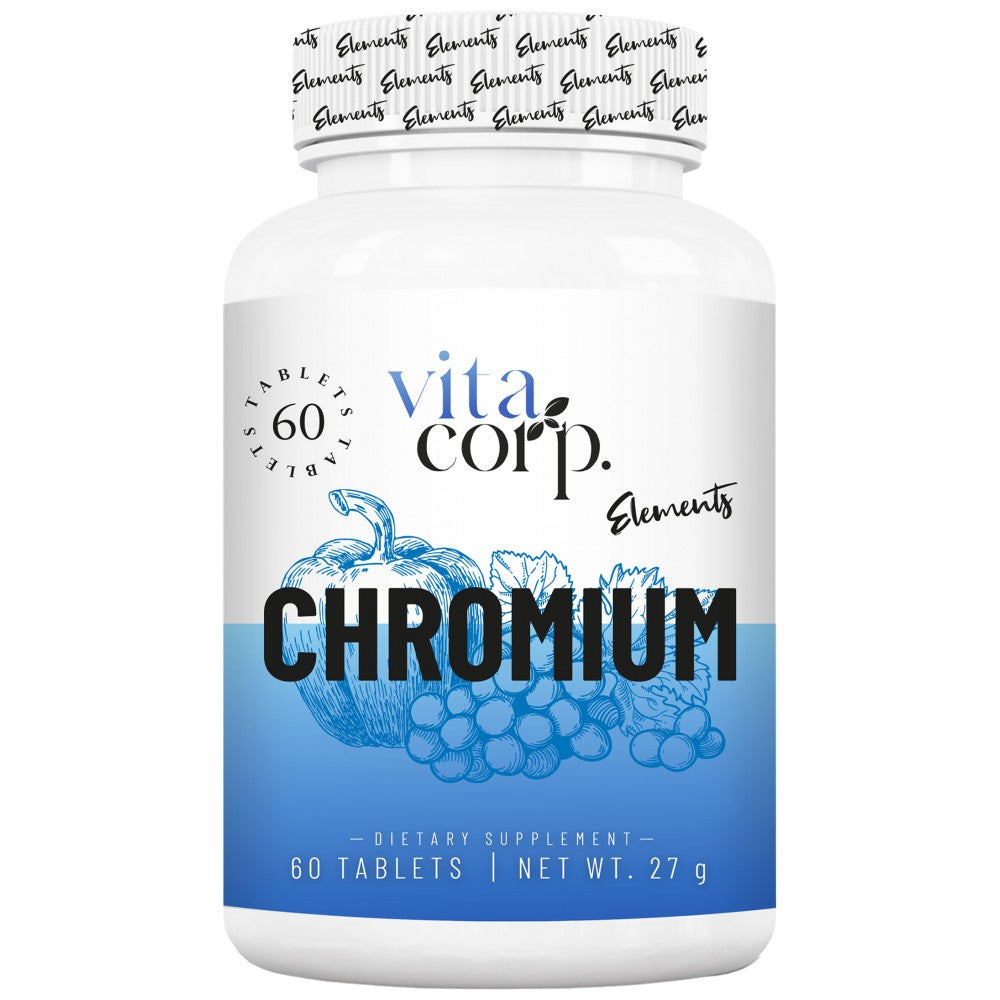 Picolinat de crom 200 mcg - 60 comprimate