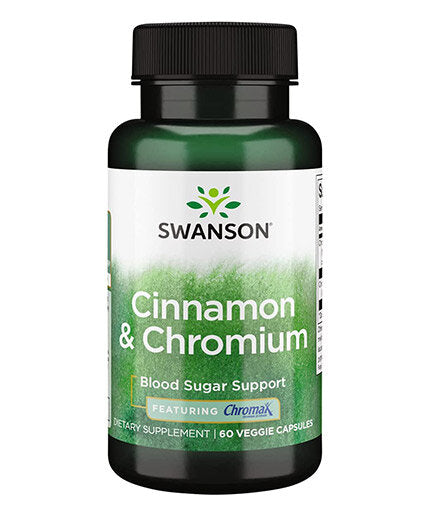 Scorțișoară & Crom cu Chromax 400,4 mg - 60 capsule