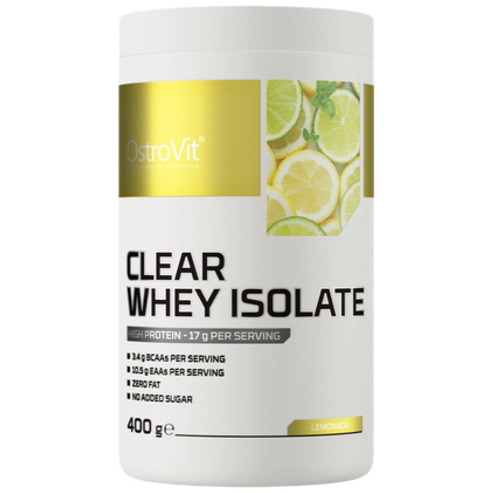 Izolat de zer limpede | Izolat de proteine din zer 84% ~ zero grăsimi și carbohidrați 400 grame