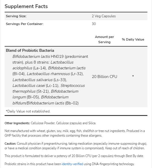 Probiotic GI clinic - 60 capsule