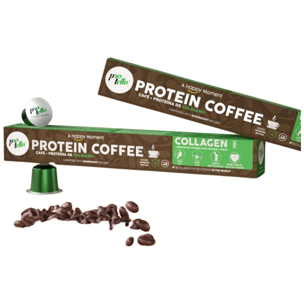 Cafea cu proteine de colagen | Capsule - 40 de grame