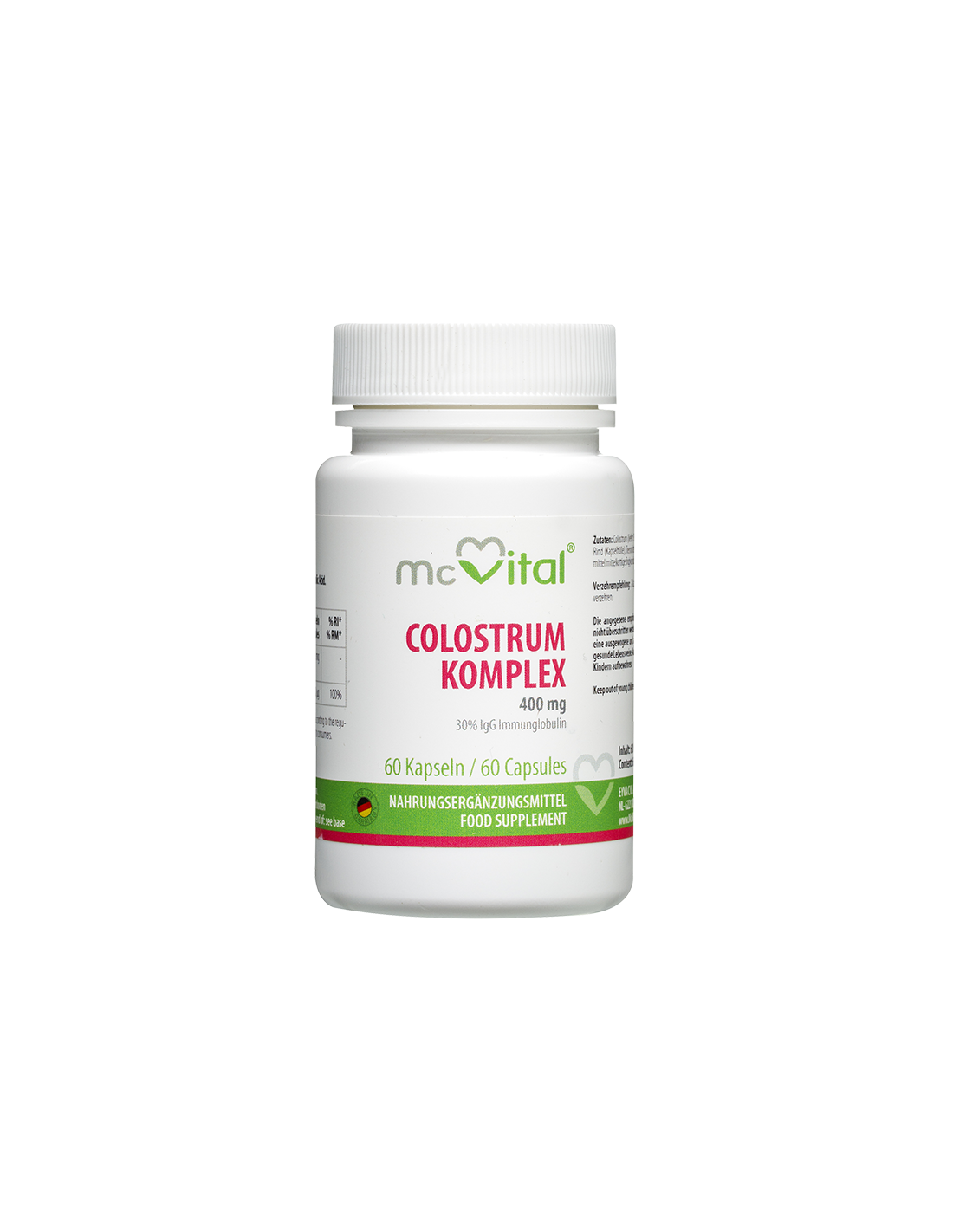 Imunitate - Colostrum + Acid folic - Colostrum Komplex, 60 capsule