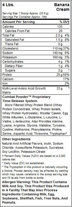 Combat Protein Pudră - 1818 grame