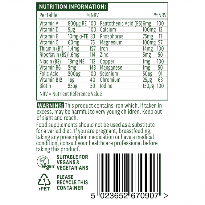 Complete Multi-Vitamine & Minerals - 90 tablete