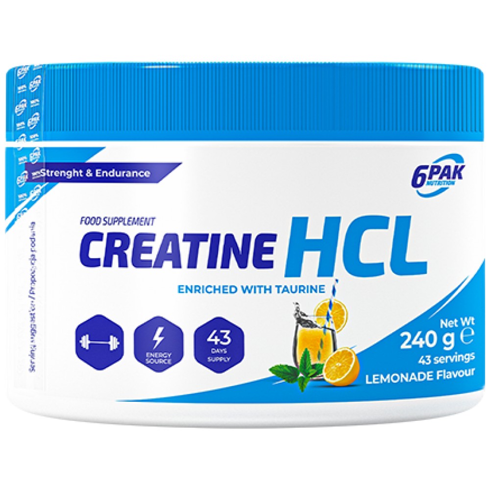 Pudră de creatină HCL - 240 de grame