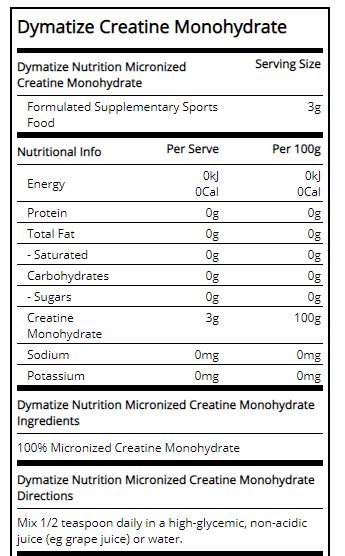 Creatina monohidrat - 0,300 kg