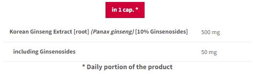 Ginseng coreean 500 mg - 90 capsule
