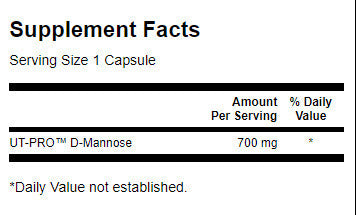D-Manoză 700 mg - 60 capsule