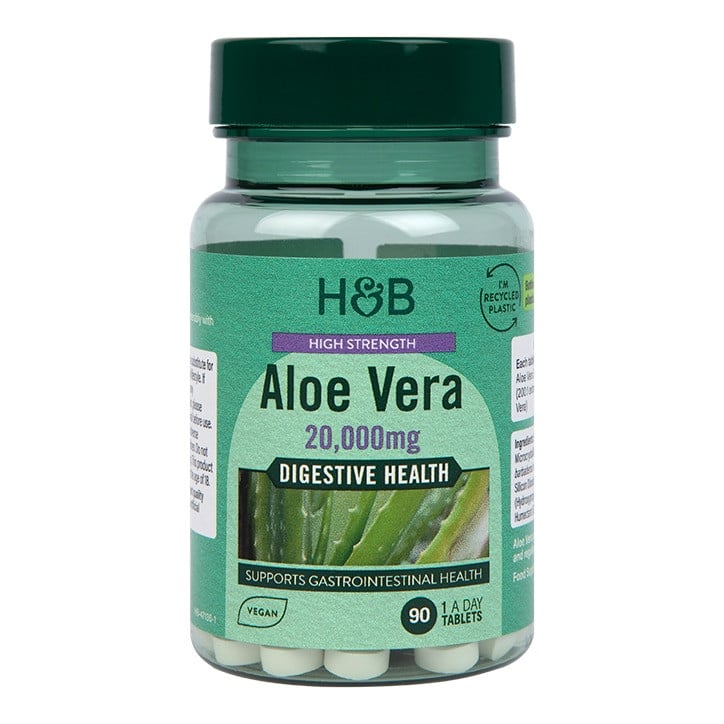 Gel de Aloe Vera 20000 mg 90 comprimate HOLLAND & BARRETT