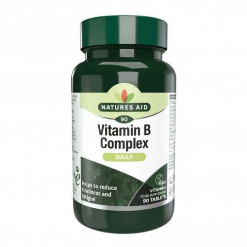 Complex de vitamina B (Complex de vitamina B) 90 tablete NaturesAid