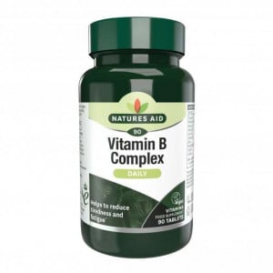Complex de vitamina B (Complex de vitamina B) 90 tablete NaturesAid
