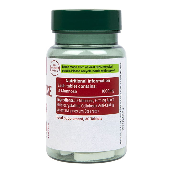 D-Manoză (D-Manoză) 1000 mg 30 comprimate HOLLAND & BARRETT