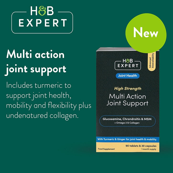 Formula expertă pentru articulații sănătoase (Multi Action Joint Support) 90 de tablete și 30 de capsule HOLLAND & BARRETT