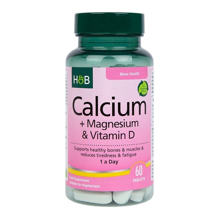 Calciu, magneziu și vitamina D (Calciu, Magneziu și Vitamina D) 60 comprimate HOLLAND & BARRETT
