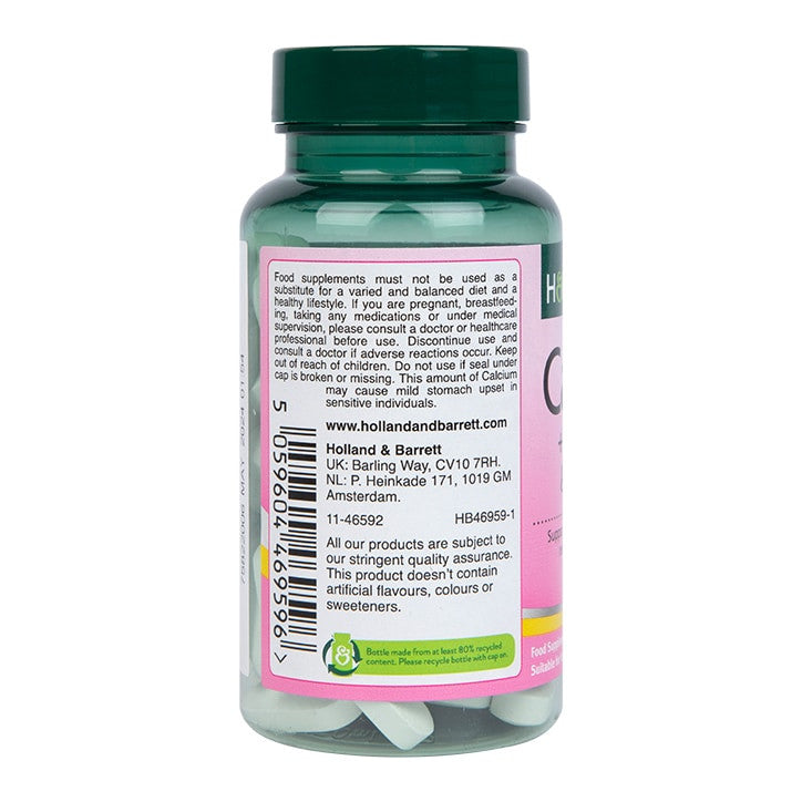 Calciu, magneziu și vitamina D (Calciu, Magneziu și Vitamina D) 60 comprimate HOLLAND & BARRETT
