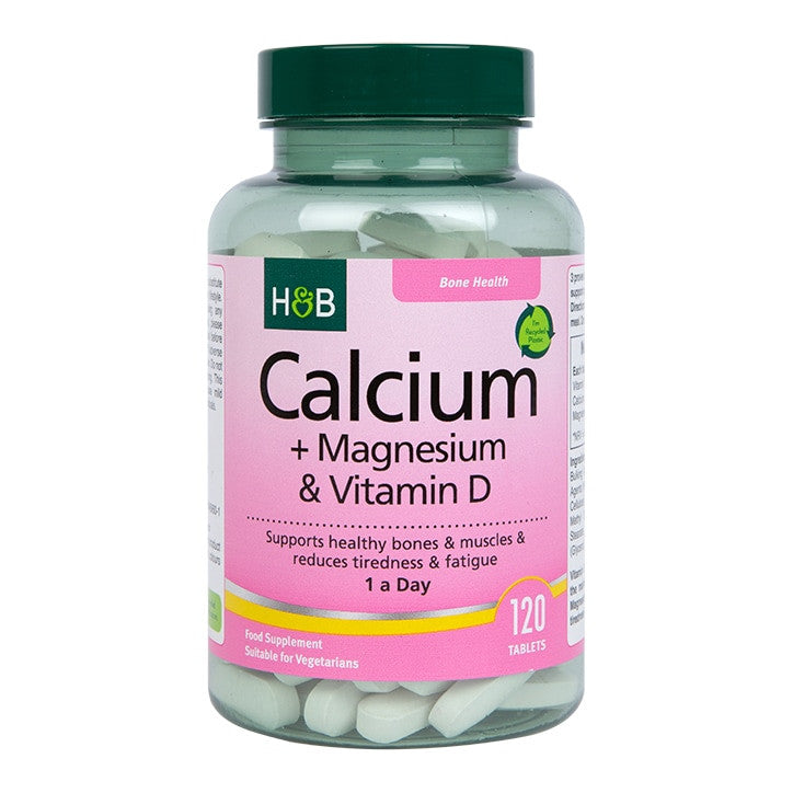 Calciu Magneziu cu Vitamina D3 - 120 Tablete