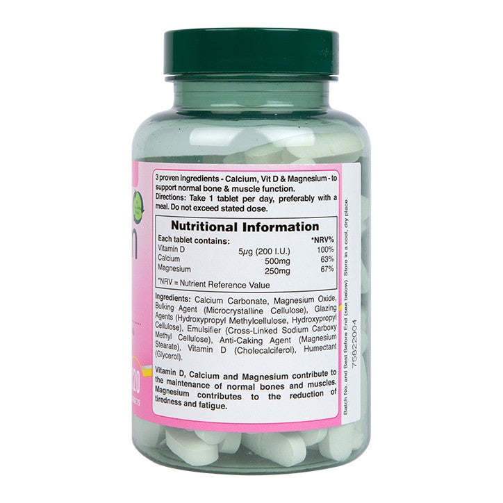 Calciu Magneziu cu Vitamina D3 - 120 Tablete