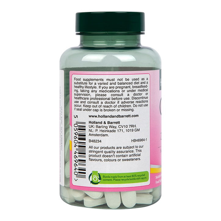 Calciu, Magneziu, Zinc și Vitamina D (Calciu, Magneziu, Zinc și Vitamina D) 120 comprimate HOLLAND & BARRETT