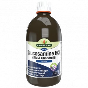 Formula lichida concentrata pentru articulatii sanatoase cu glucozamina, MSM si condroitina (Glucozamina, MSM si condroitina lichid) 500 ml NaturesAid