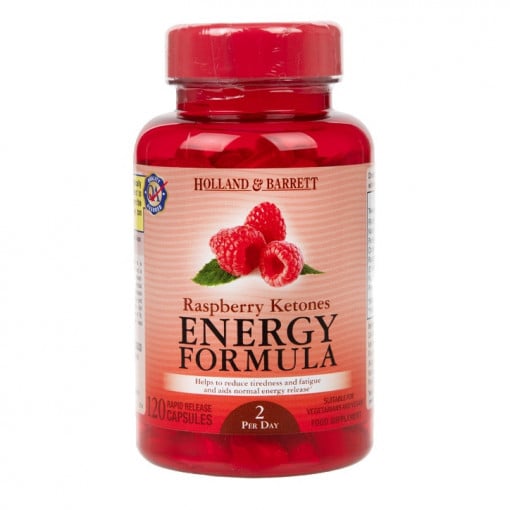 Formula energetică cu cetone de zmeură (Formula energetică) 120 capsule HOLLAND & BARRETT