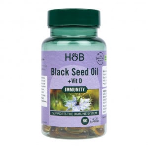 Ulei de semințe negre cu vitamina D - 60 capsule
