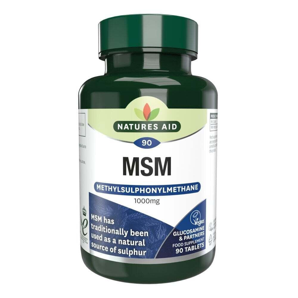 Metilsulfonilmetan MSM (Metilsulfonilmetan MSM) 1000 mg 90 comprimate NaturesAid
