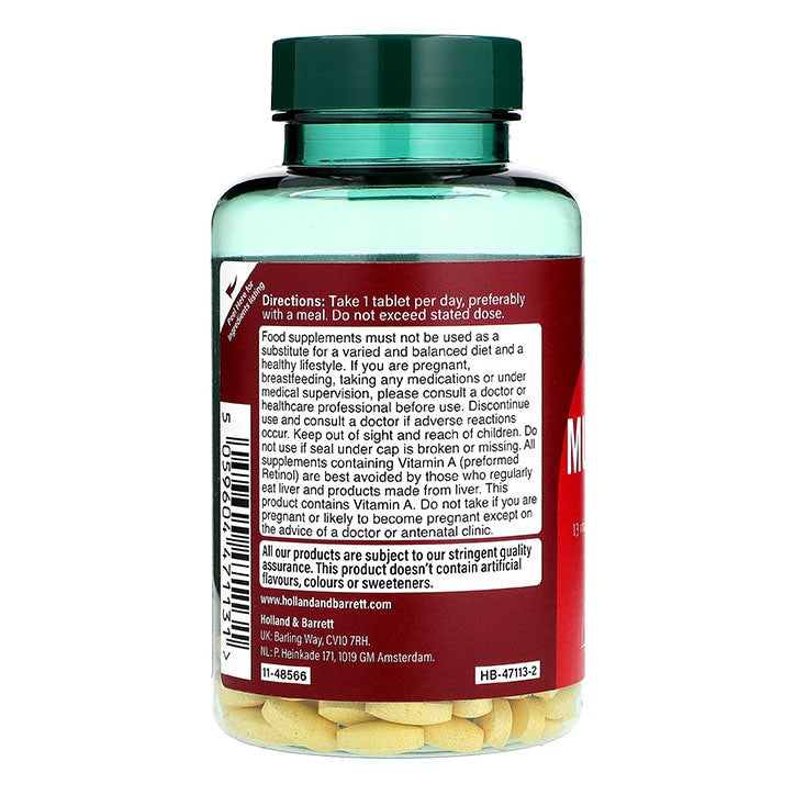Multivitamine si minerale (Multivits) 120 tablete HOLLAND & BARRETT