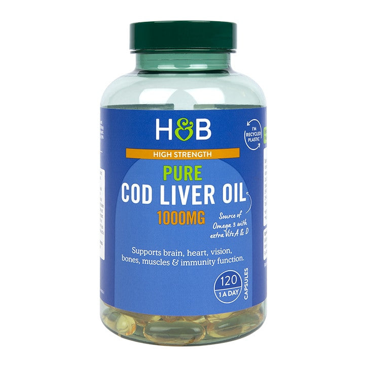 Ulei de ficat de cod 1000 mg - 120 capsule de gel