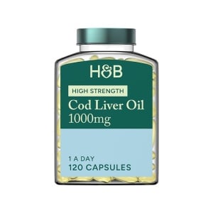 Ulei de ficat de cod 1000 mg - 120 capsule de gel