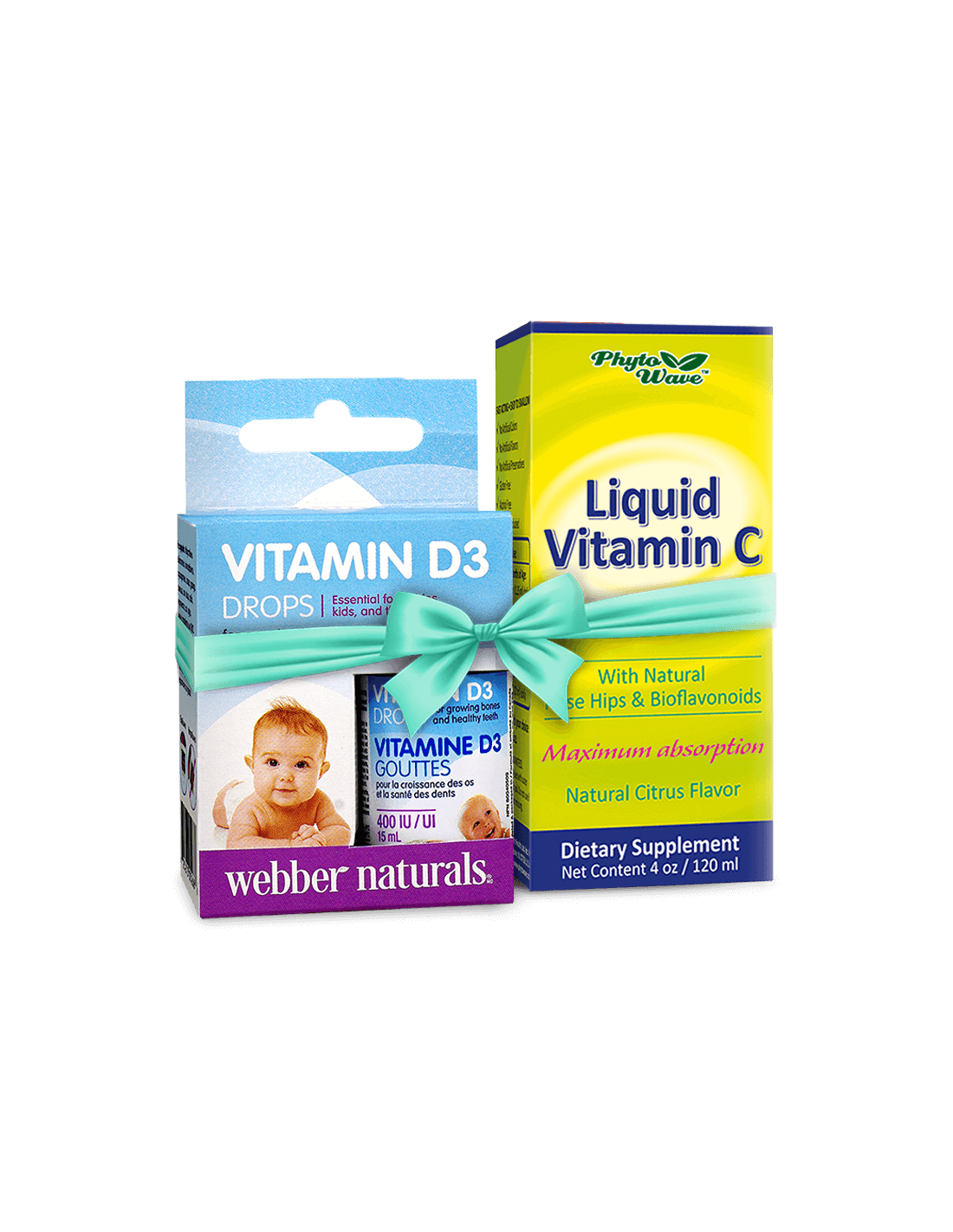 Pachet promo - imunitate puternica (pentru adulti si copii) / Vitamina D3 (picaturi) si vitamina C (sirop)