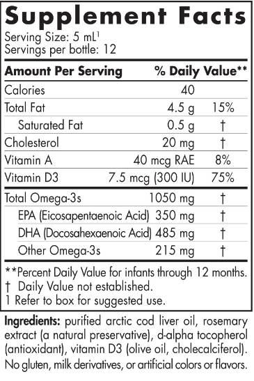 DHA Bebeluş | 350 mg EPA / 485 mg DHA - 60 ml