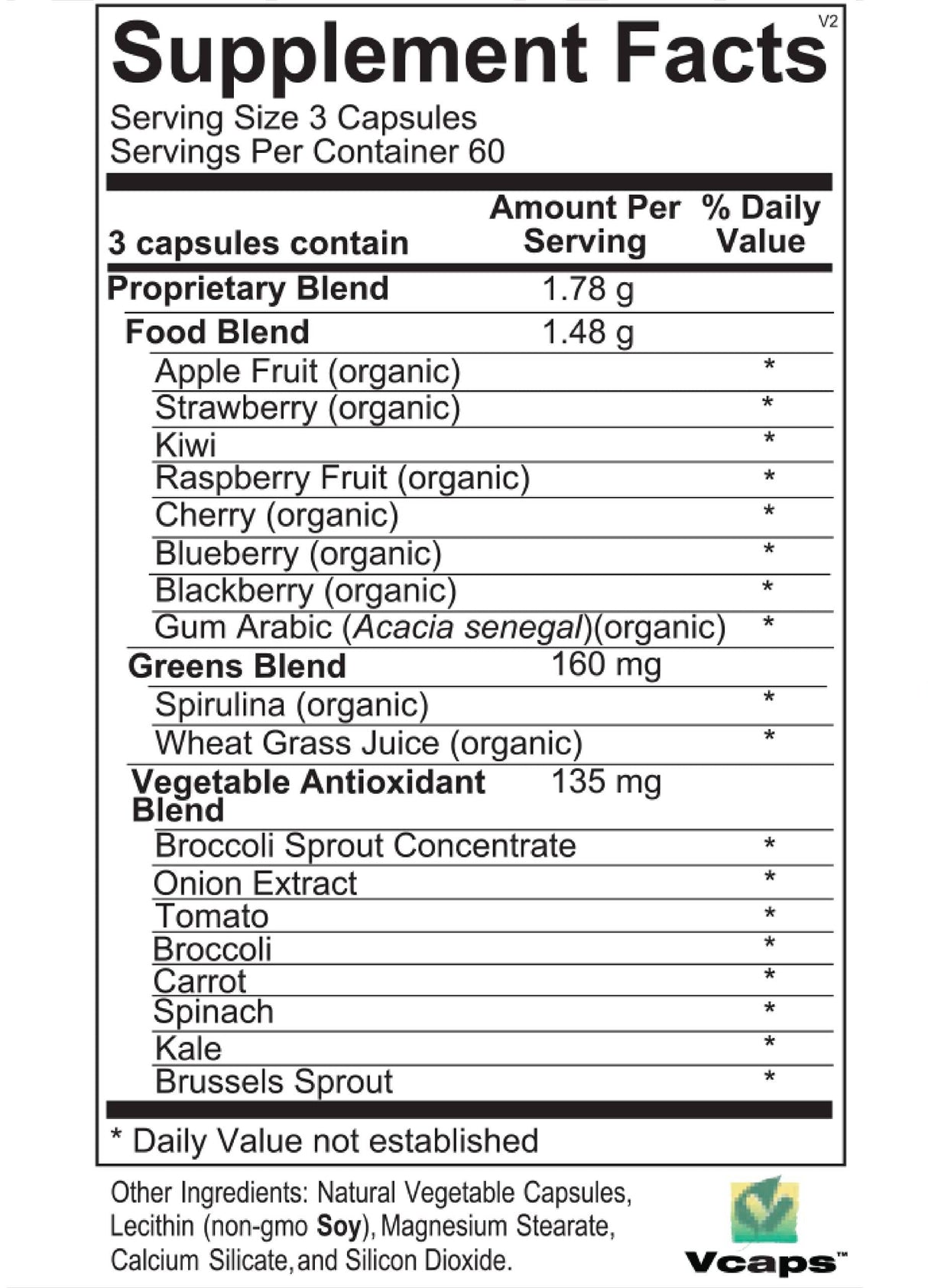 Daily Greens Capsule - 180 capsule