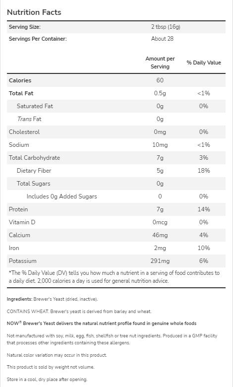 Pudra de drojdie a berii - 454 grame