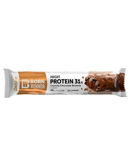 Baton crocant Deluxe 31% cu conținut ridicat de proteine - 64 de grame