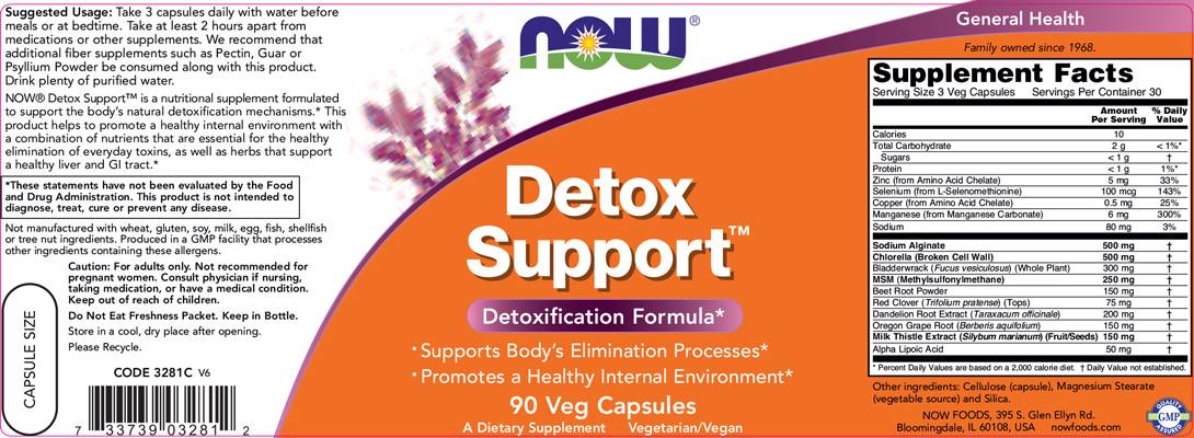 Suport Detox - 90 capsule