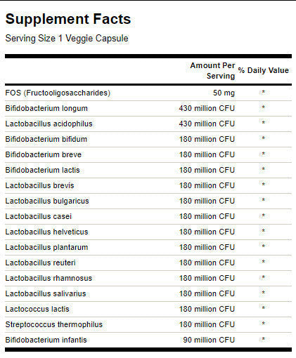 Dr. Stephen Langer's Ultimate 16 Strain Probiotic cu FOS - 60 capsule