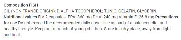Ulei de pește Omega 3 - 120 capsule de gel
