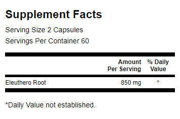 Eleuthero Root 425 mg - 120 capsule