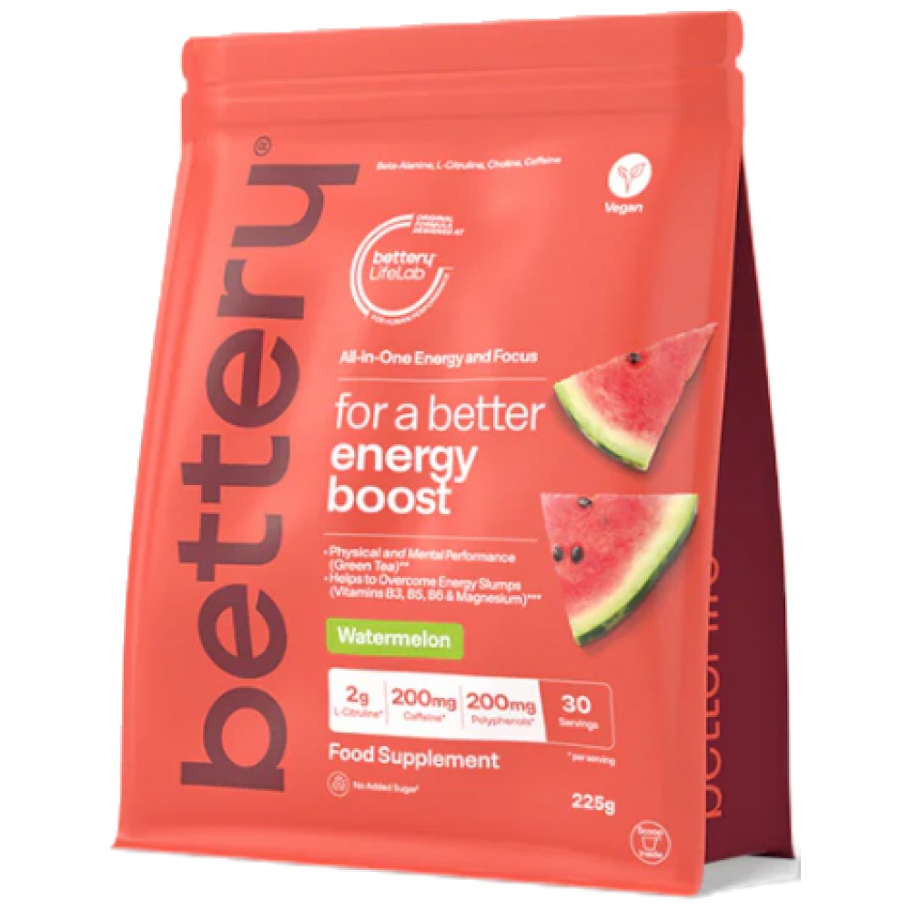 Pudră Energy Boost | cu ceai verde și colină - 225 grame
