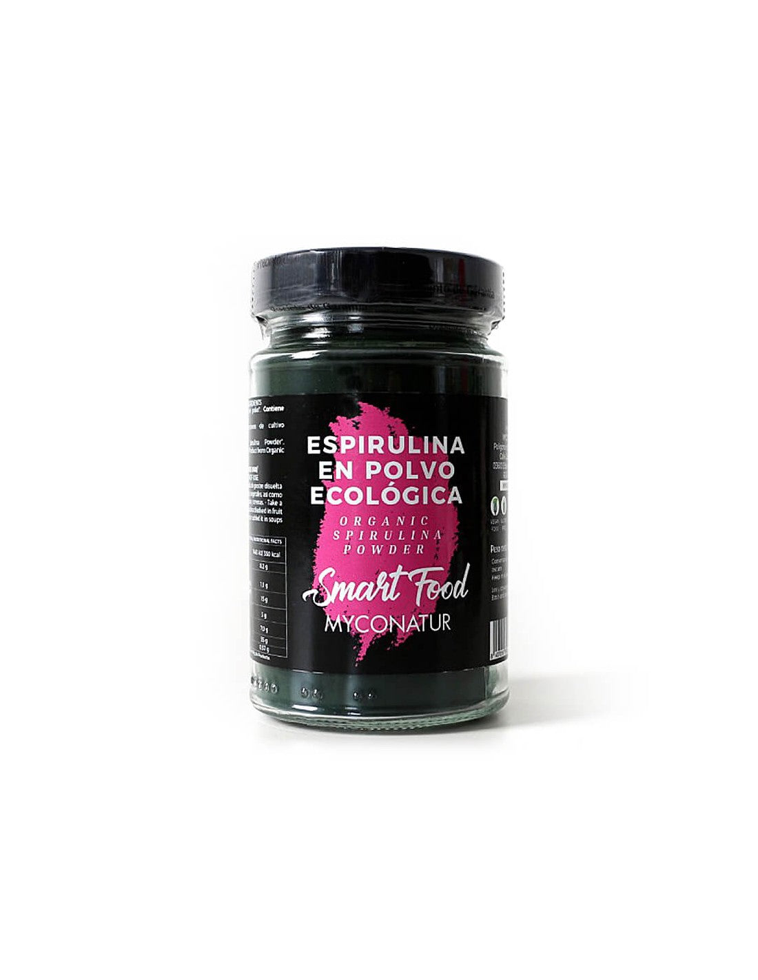 Pudra de spirulina bio - Espirulina en polvo, Bio, 200 g Myconatur