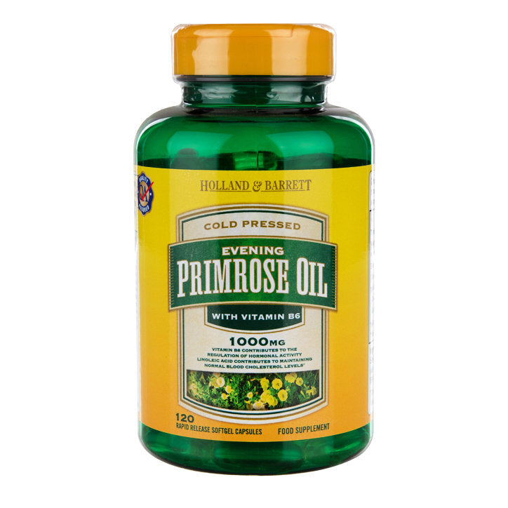 Ulei de Primrose 1000mg 120 capsule HOLLAND & BARRETT