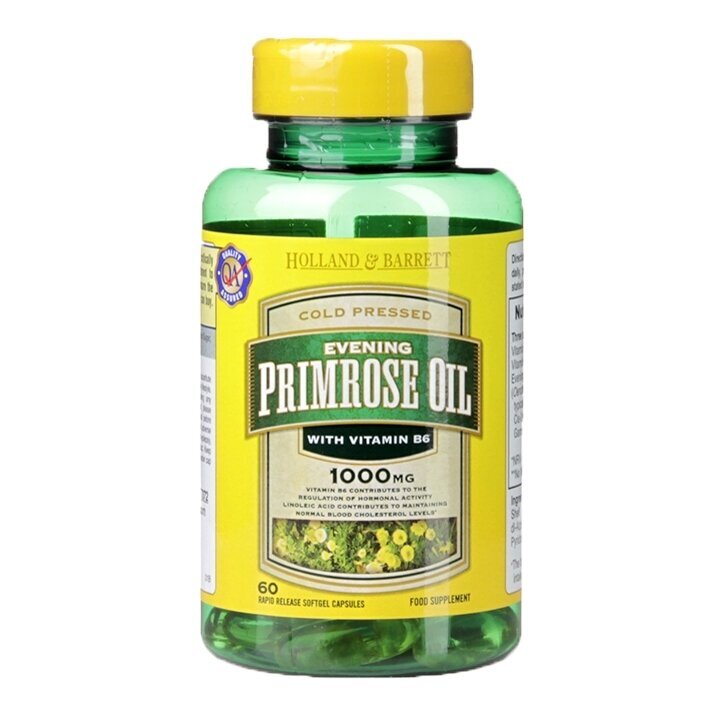 Ulei de Primrose 1000mg 60 capsule HOLLAND & BARRETT