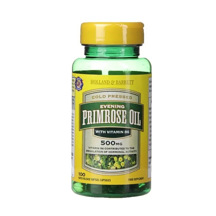 Ulei de Primrose 500mg 100 capsule HOLLAND & BARRETT