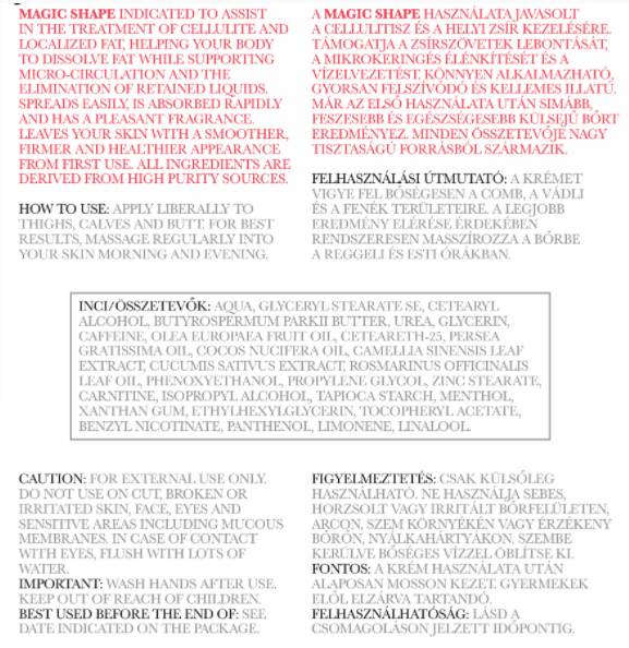 Crema anticelulitica - 200 ml