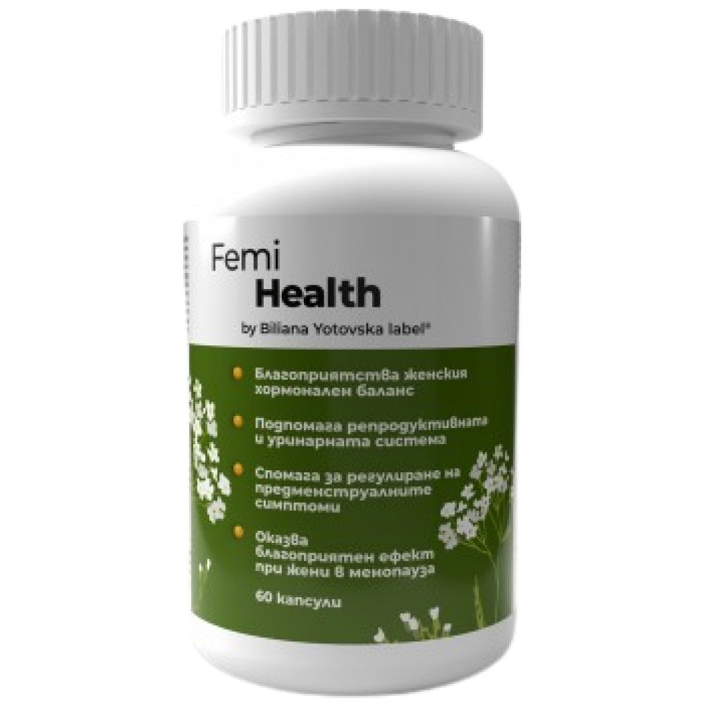 Femi Health | cu Maca, Dong Quai și Wild Yam - 60 capsule